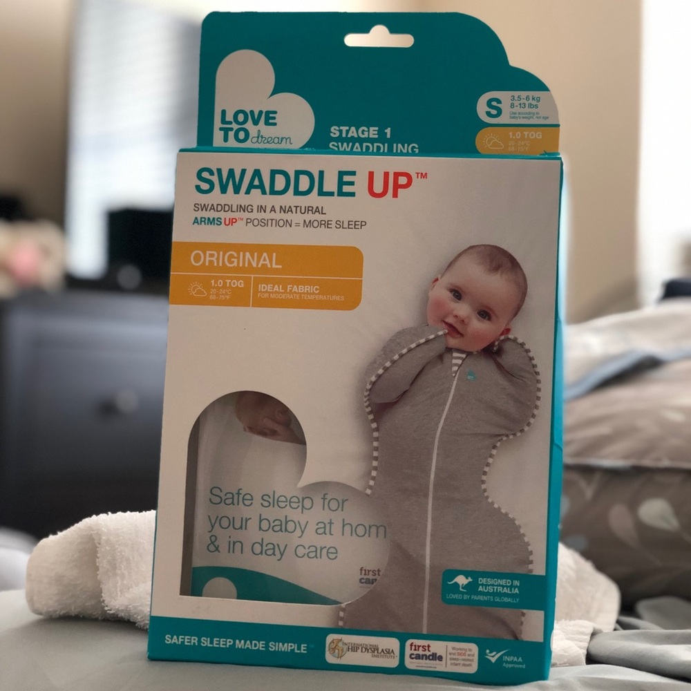 Love to Dream SwaddleUp Swaddle, Blue, Small